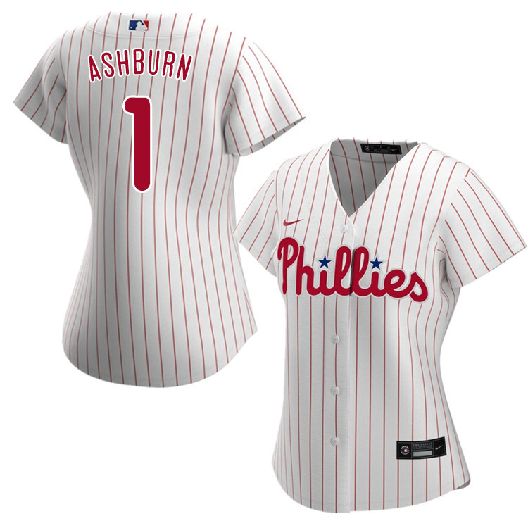 Nike Women #1 Richie Ashburn Philadelphia Phillies Baseball Jerseys Sale-White